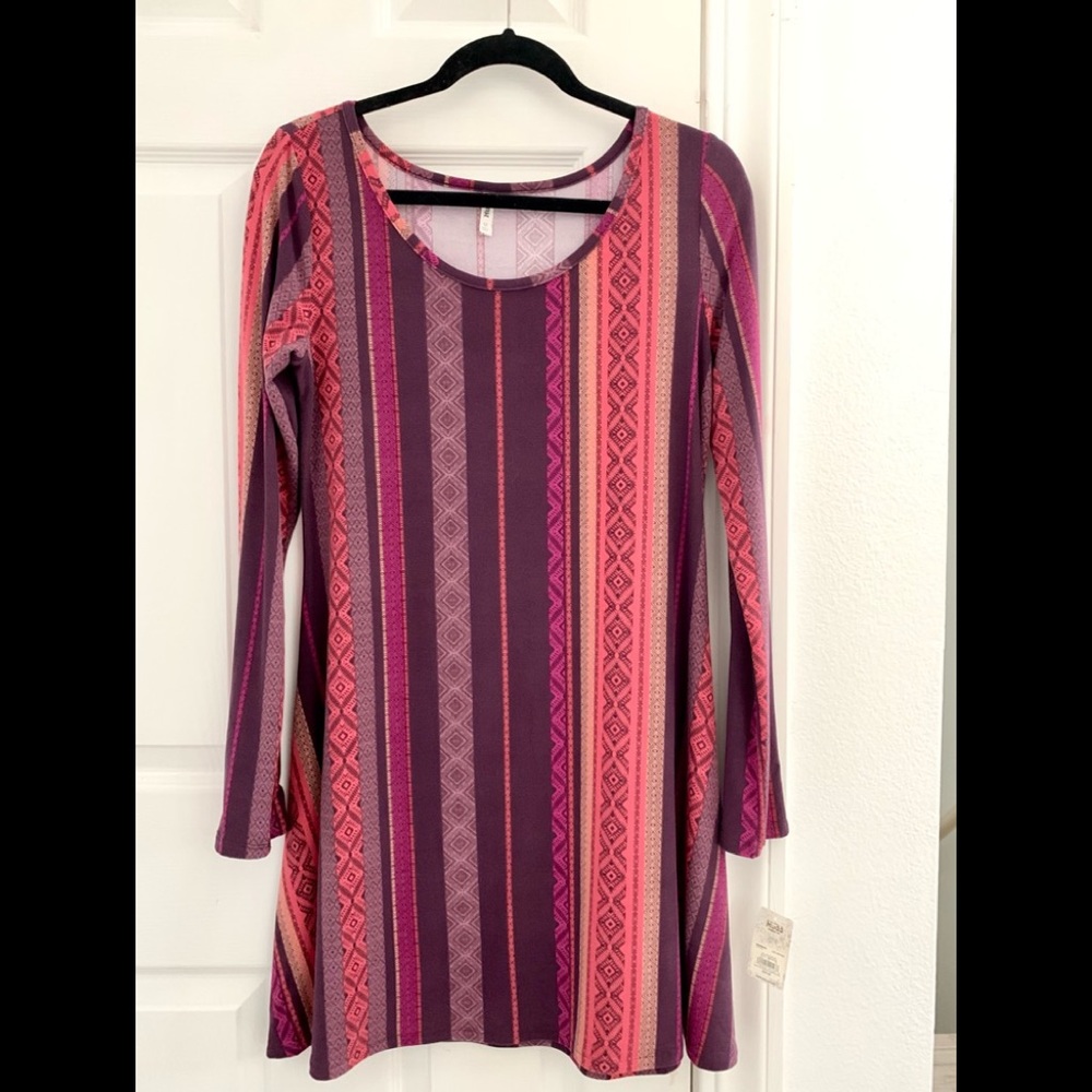MUDD Long Sleeve Shift Dress Medium